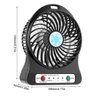 Mini Ventilador Pequeno Portatil a Pilha Recarregavel Usb - 2