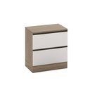 Ver imagem 1 de Balcão Etna 80cm P/ Cooktop 4 e 5 Bocas 1 Porta 1 Gaveta - Carvalho Oak/off White Poliman