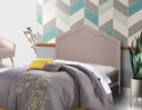 Ver imagem 3 de Cabeceira Irlanda New Plus Casal 1400mm Veludo Rose - Simbal