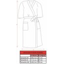 Ver imagem 5 de Roupão Felpudo Adulto Quimono Estampado Dots Tamanho GG