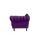 Ver imagem 7 de Recamier Decorativo Divã Amsterdã 147cm Lado Esquerdo Veludo Roxo