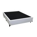 Ver imagem 1 de Cama Base Box Casal Sintético Branco 27x138x188 Rosana Colchões