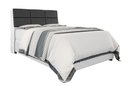 Ver imagem 2 de Cabeceira box Casal 1,38 Isis Branco com Painel Class Preto - Framar Móveis