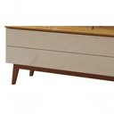 Ver imagem 5 de Rack para Tv Wall 2.2 Off White com Nature - Moveisaqui