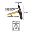 Ver imagem 2 de Martelo Pedreiro 2 Corte Cabo Madeira Encerado Cunha Pressão Minasul