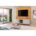 Ver imagem 3 de Home P/ Tv até 65 Pol Adele C/ Led e Nichos 180x189cm Cedro/bali - Dj Móveis