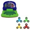 Kit Laptop Infantil Educativo Candide Pj Masks Hero Tech Bilíngue + 1 Fidget Spinner Sortido - 1