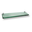 Ver imagem 2 de Prateleira Reta C/ Suporte Fenda 40x10 Cm - 8mm - Verde