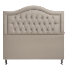 Cabeceira Casal 140 Cama Box Sophia Provençal Bege Corano com Pés Plus Rbl - 1