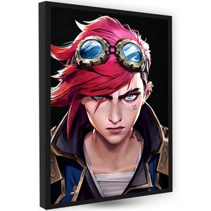 Quadro Decoração Quarto Criativo Serie Arcane Personagem Vi
