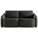 Ver imagem 2 de Sofá Cama Modulado Retrátil e Reclinável Decorativo Varsóvia 196cm Veludo Cinza Chumbo G33 - Gran Be