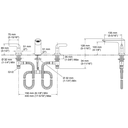 Ver imagem 5 de Misturador Lavatório Kohler Kumin Duplo Comando Cromado 9455br-4-cp