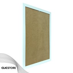 Moldura A3 30x42cm com Vidro e Fundo Quadro Diploma Alvará Retrato Impressão Fotografia:branco - 2