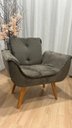 Ver imagem 6 de Poltrona Decorativa 1 Lugar Marrom 500 Rebeca