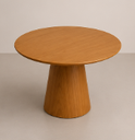Ver imagem 2 de Mesa Cone Oval 90x60cm em MDF Freijó