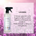 Ver imagem 3 de Água Perfumada Home Spray Lençois Roupas e Tecidos Aromatizador Ambiente Tecidos 500ml Lavanda