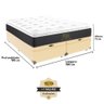 Cama Box Baú + Colchão Black Star Queen 158x198 King Star - 4