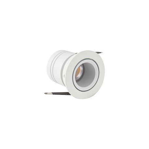 Spot de Embutir Nordecor Lun Redondo Led Alto Irc 90 10w Bivolt Branco 2700k Luz Amarela 6506