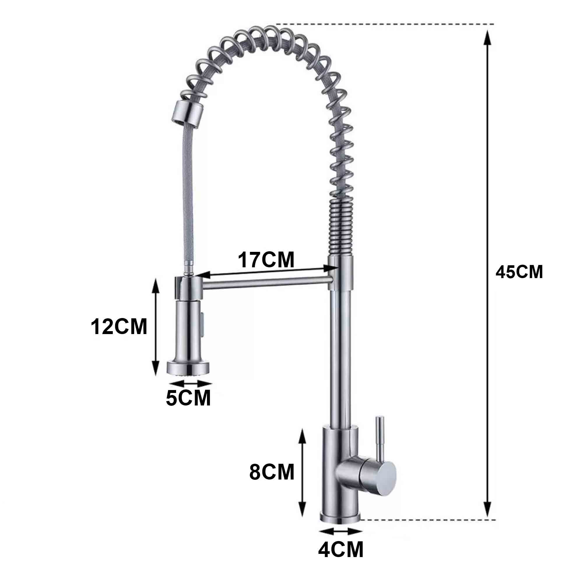 Torneira Gourmet Monocomando Cozinha Luxo Agua Fria e Quente Mesa Pia Casa Bancada Inox Misturador - 10