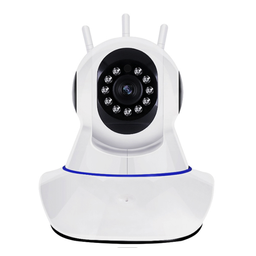 Camera Ip 3 antenas Wifi Interna Segurança Espiã Sensor de Presença 360 graus fácil instalaçã - 3