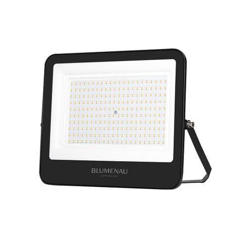Refletor Blumenau Led Pro 200W Preto Bivolt 6500K Luz Branca