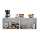 Ver imagem 4 de Balcão de Cozinha Suspenso 4 Portas Multimóveis Mp2167 Branco