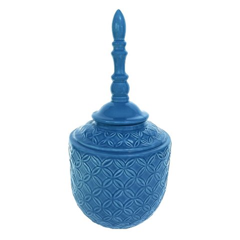 Vaso Marrakech Pérsia em Cerâmica Decorativo 37x18cm