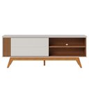 Ver imagem 5 de Rack para Sala de Estar TV 60 pol Quebec C04 Off White Matte Freijó - Lyam Decor