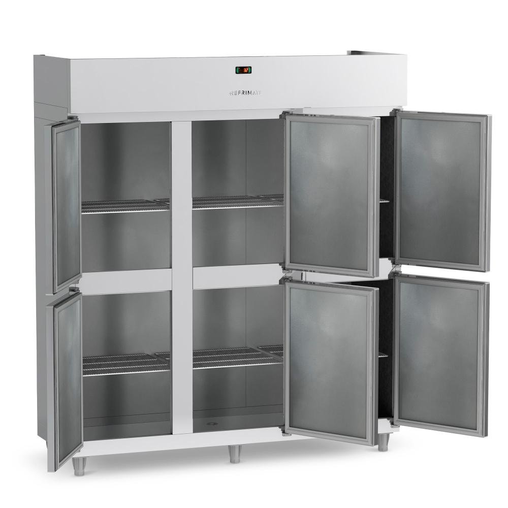 Mini Câmara Refrigerados Refrimate Inox 6 Portas 220v Mcr6p - 2