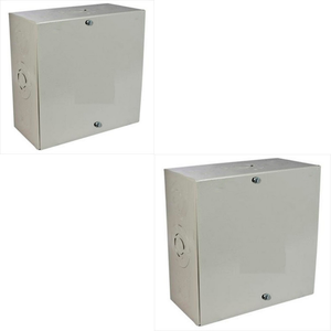 Kit 2 Caixa de Passagem 10x10 Chapa