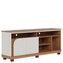 Ver imagem 2 de Rack Bancada Jurerê 1.5 Freijó Off White Matte com Aparador Riviera Freijó – Colibri