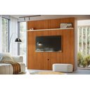 Ver imagem 1 de Painel Piso-teto New Guaporé para Tv de até 75 Polegadas - Cinamomo Off White - Madetec