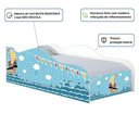 Ver imagem 5 de Cama Solteiro Infantil Ursinhos Pirata MDF Branco com Colchão Casah
