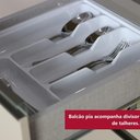 Ver imagem 3 de Cozinha Modulada Connect 2 Peças com Aéreo e Balcão 120cm Duna/Cristal - Móveis Henn Duna/