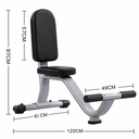 Ver imagem 2 de Banco 90 Graus Profissional para Academia Musculação Yangfit