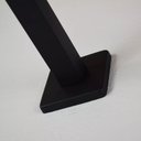 Ver imagem 4 de Ducha Chuveiro Black 25x25 Slim Inox C/ Braço Quadrado Fosco