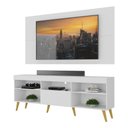 Ver imagem 1 de Rack com Painel TV 65" Retrô Flórida Up Multimóveis V1042