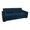 Sofá Cama Lavínia 3 Lugares Suede Azul Matrix - 5