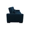 Sofá Cama Lavínia 3 Lugares Suede Azul Matrix - 3