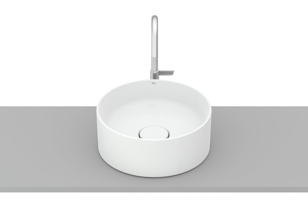 CUBA APOIO REDONDA 30CM SEM MESA T1 TERRA BRANCA  ROCA