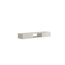 Ver imagem 1 de Nicho Suspenso Impacto 120cm Mdp com 2 Portas Basculantes para Sala Painel de Tv Escritório:off Whit