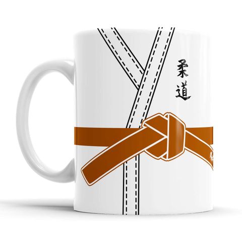 Caneca Kimono Judô Faixa Marron