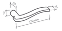 Ver imagem 2 de Fechadura para Banheiro Marea 2 - 40mm - Cromo Acetinado - Imab