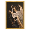 Ver imagem 1 de Quadro Arcanjo com Incensário e Vela 60x40 em Azulejos