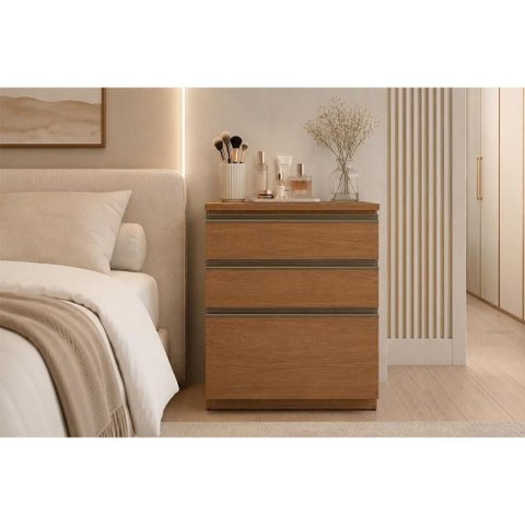 Armário Modulado Balcão 3GAVETAS 65cm Liga Canela Kappesberg