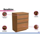 Ver imagem 5 de Armário Modulado Balcão 3GAVETAS 65cm Liga Canela Kappesberg