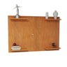 Painel de Tv com 4 Prateleiras em Mdf Resistente Moderno:nature - 2