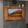 Painel de Tv com 4 Prateleiras em Mdf Resistente Moderno:nature - 1