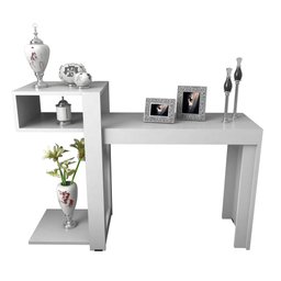 Aparador Buffet Escrivaninha Sena 3 em 1 - 135x92cm Branco - 3