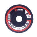 Ver imagem 1 de Disco Flap Aeme Standard Nylon Preto Reto Zircônio 4.1/2" (115mm) 10 Unidades